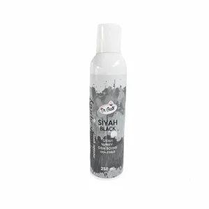 Colorant alimentar metalizat Spray 250 ML - negru / black, Dr Gusto