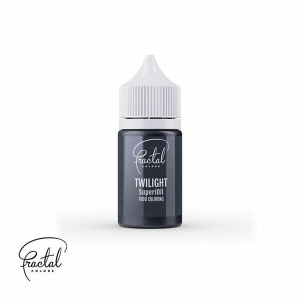 Colorant alimentar negru Twilight pe baza de ulei , SuperOil Fractal 30 ml