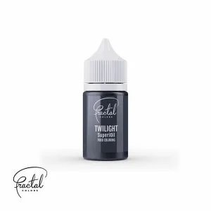 Colorant alimentar negru Twilight pe baza de ulei , SuperOil Fractal 30 ml