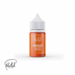 Colorant alimentar portocaliu pe baza de ulei, SuperOil Fractal Mandarin 30 ml