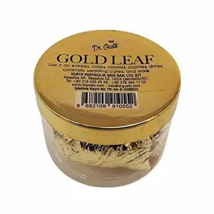 Foita de aur necomestibil Gold Leaf - 16x16 cm - 8 buc | Dr. Gusto
