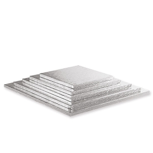 Platforma / Drum argintiu patrat grosime 1,2 cm