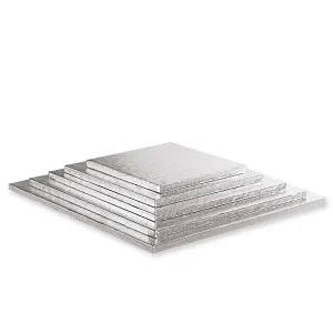 Platforma / Drum argintiu patrat grosime 1,2 cm