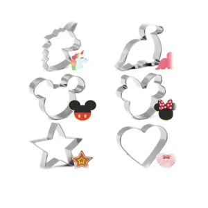 Set de 6 decupatoare metalice