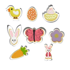 Set de 8 decupatoare metalice, model Paste