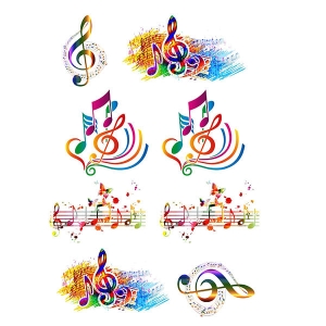 Imagine comestibila "Note Muzicale"