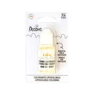 Colorant alb liposolubil, 15g Decora