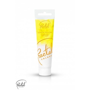 Colorant gel galben lamaie Lemon Yellow, Fractal 30g