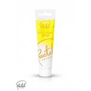 Colorant gel galben lamaie Lemon Yellow, Fractal 30g