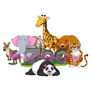 Imagine comestibila "Animalute Zoo"