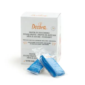 Pasta de zahar albastra 100 g, Decora