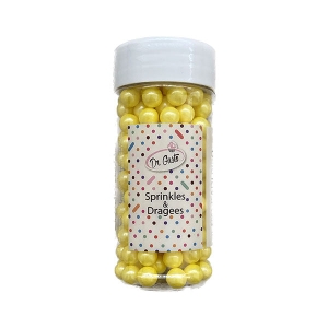 Perle de zahar galben 4mm, 90g Dr Gusto