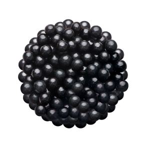 Perle de zahar negru 8mm, 90g Dr Gusto