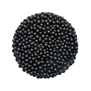 Perle e zahar negre 2mm, 90g Dr Gusto