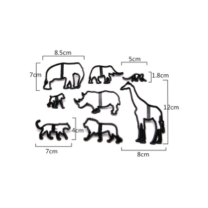 Decupatoare animale "Zoo"