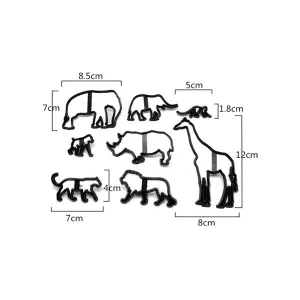 Decupatoare animale "Zoo"