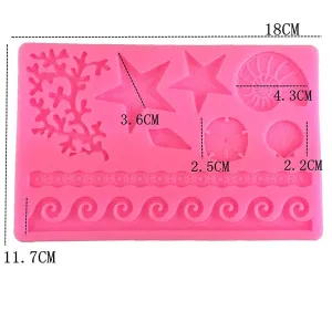 Mulaj din silicon, model Stelute de mare