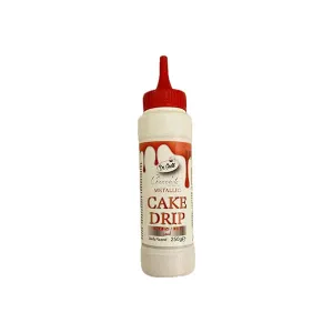 Glazura de ciocolata metalizata - Cake drip rosu - 250g Dr Gusto