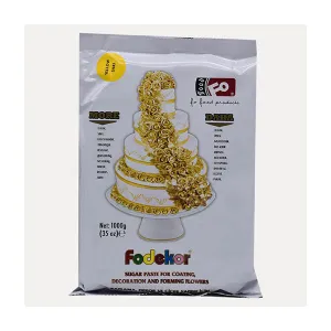 Pasta de zahar galbena Fodekor, 1 kg