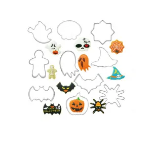 Set 10 forme metalice, model "Halloween"