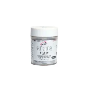 Colorant alimentar metalizat pudra Argintiu, 10g Dr Gusto