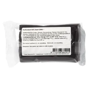 Fondant negru 250g, Royal Steensma