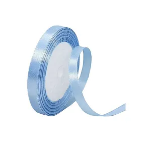 Panglică satin albastra 22m x 1cm – rolă decorativă