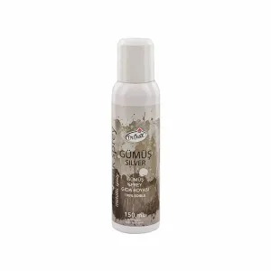 Colorant alimentar metalizat Spray 150 ML - argintiu, Dr Gusto