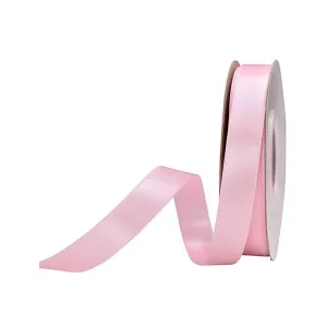 Panglică satin roz 22m x 1cm – rolă decorativă