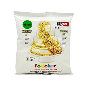 Pasta de zahar verde Fodekor, 1 kg