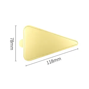 Set 50 buc - suport auriu din carton pentru monoporții 11.8*7.8 cm – suport elegant pentru deserturi și prăjituri