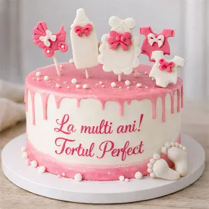 Decoratiuni din zahar – Set pentru botez fetite