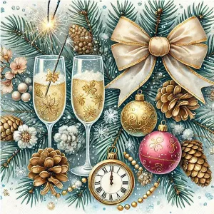 Imagine comestibila, Revelion