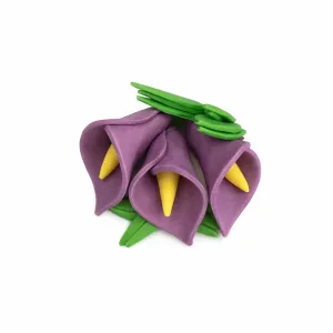 Cale din pasta de zahar, mov