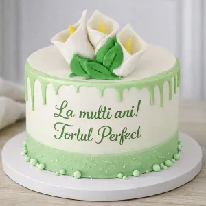 Cale din pasta de zahar, albe