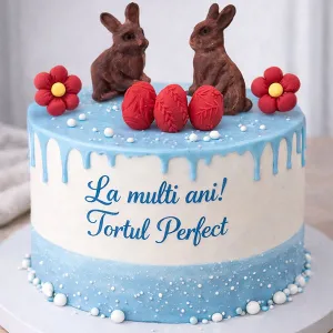 Decoratiuni din zahar – Iepurasi maro de Paste