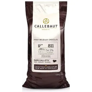 Callebaut - Ciocolata neagra - 54.5% cacao, 2.5 kg