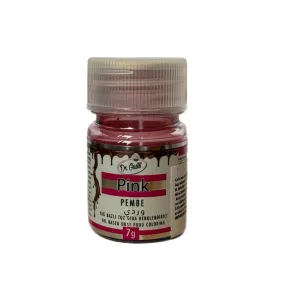 Colorant alimentar Roz Dr. Gusto 7g – pudră pe bază de ulei pentru ciocolată și creme