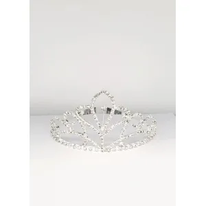 Coronita argintie din metal