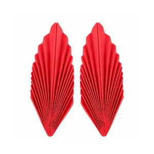 Set 2 evantaie elegante rosii – design modern 15 cm