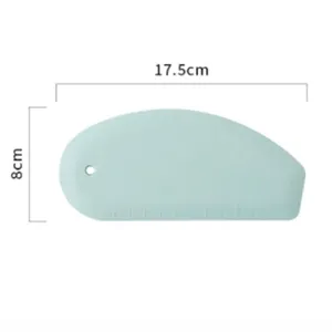 Racleta aluat silicon BPA Free | Cutter patiserie 17.5x8 cm