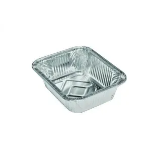 Set 50 caserole din aluminiu cu capac, 435 ml