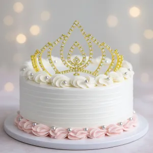 Tiara / Coronita aurie din metal