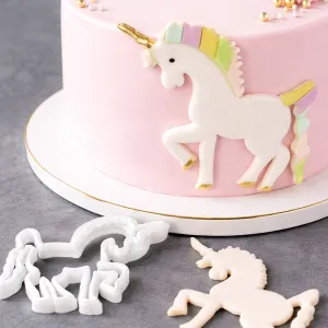 Decupator Unicorn din plastic 12 × 8 cm