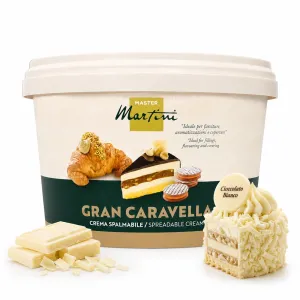 Crema tartinabila cu ciocolata alba Master Martini Gran Caravella 3 kg