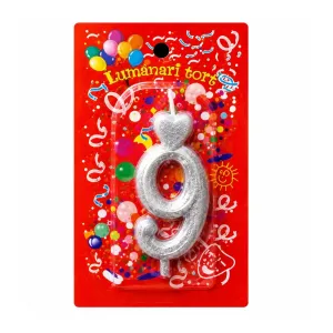"9" Lumanare tort