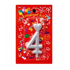 "4" Lumanare tort