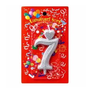 "7" Lumanare tort