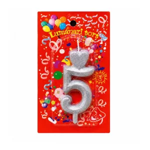 "5" Lumanare tort