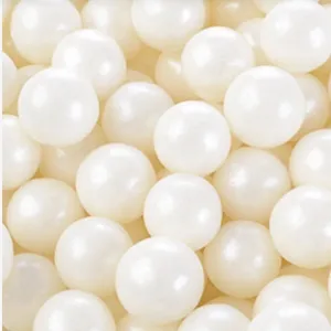 Perle de zahar alb perlat 9 mm, 1kg